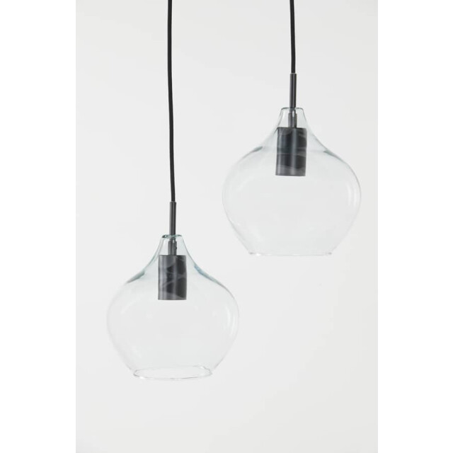 Light & Living Hanglamp mat-helder 5l rakel Ø 20 x 120cm 2937612 large