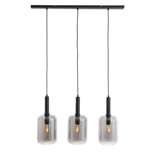Light & Living Hanglamp -smoke glas 3l lekar Ø 22 x 32cm 2946112 large