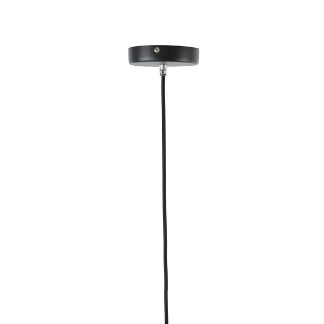 Light & Living Hanglamp smoke glas-matzwart mayson Ø 40 x 34cm 2952412 large