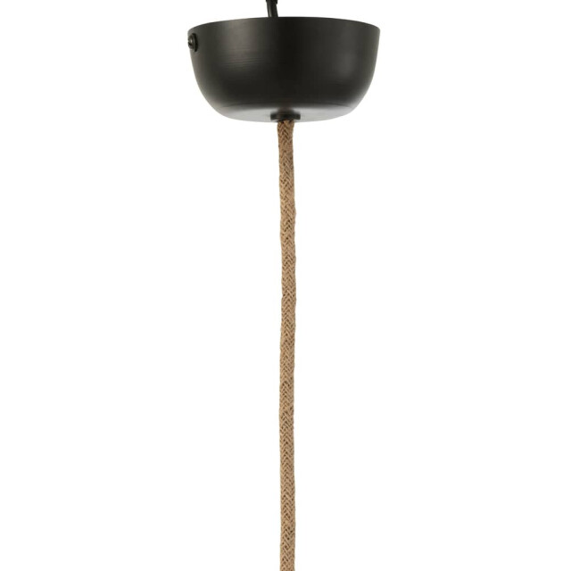 J-Line Hanglamp bol bananenbladeren naturel large 37776 large