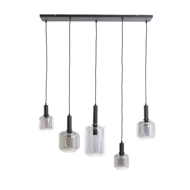 Light & Living Hanglamp -smoke glas 5l lekar Ø 22 x 32cm 2946212 large