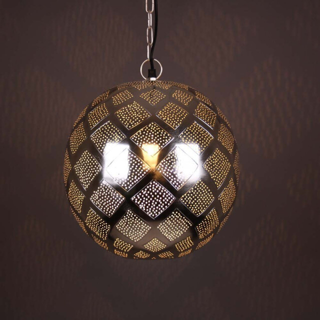 Safaary Oosterse hanglamp fatiha Ø 30 x 36cm LZC2601BHSL large