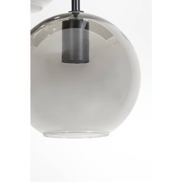 Light & Living Hanglamp mat-smoke glas 4l subar Ø 20 x 120cm 2957865 large