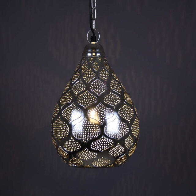 Safaary Oosterse hanglamp lamya Ø 23 x 36cm LZC2592BHSL large