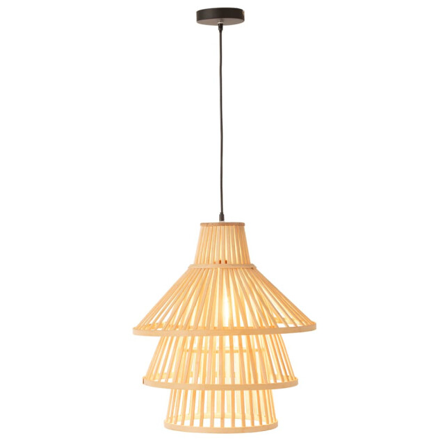 J-Line Hanglamp lagen bamboo naturel large 28741 large