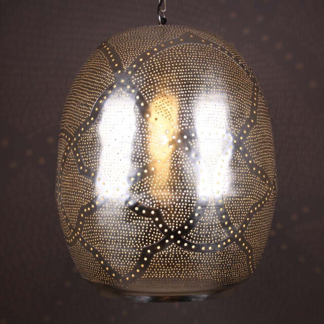 Safaary Oosterse hanglamp wisal Ø 40 x 44cm LZC1781AHSL large