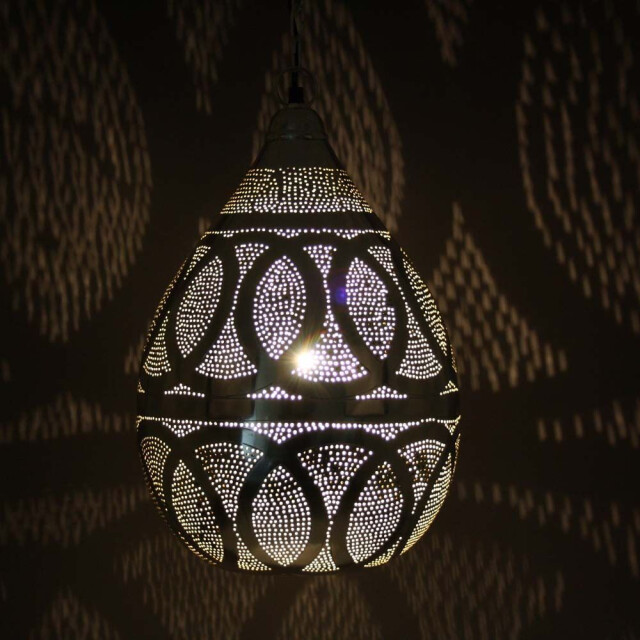 Safaary Oosterse hanglamp haifa Ø 30 x 46cm LZC2615AHSL large