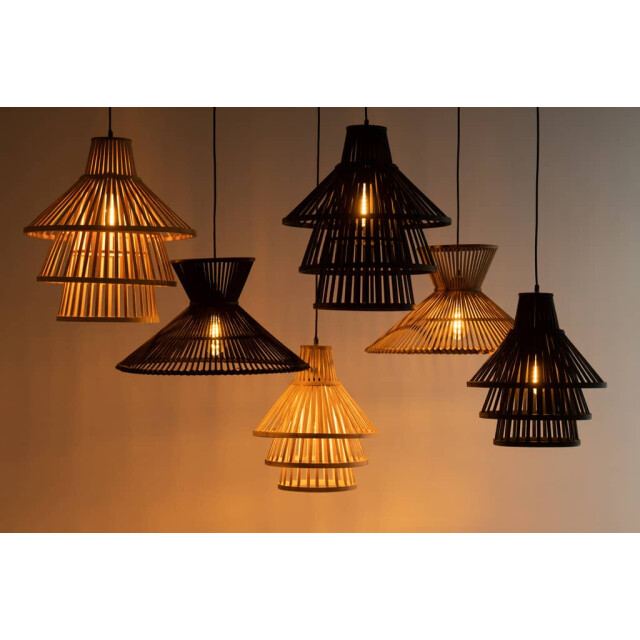 J-Line Hanglamp lagen bamboo naturel large 28741 large