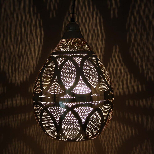 Safaary Oosterse hanglamp haneefa goud Ø 30 x 46cm LZC2615AHNG large