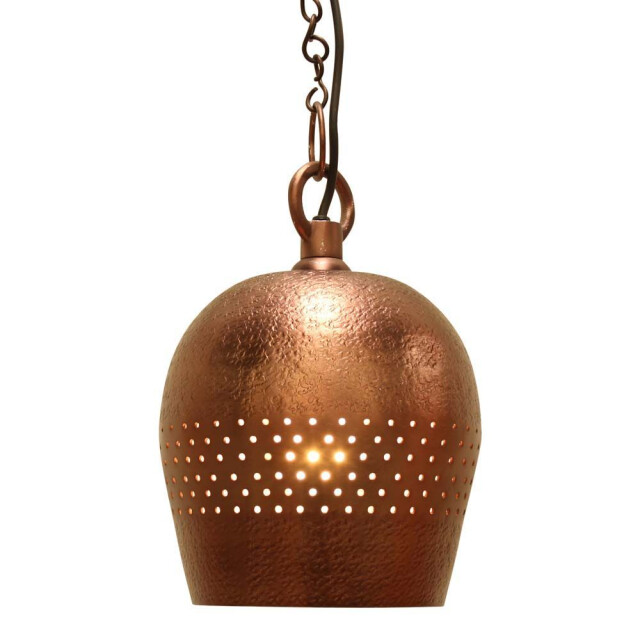 Safaary Hanglamp antiek coppa Ø 20 x 27cm Hanglamp Antiek Bruin Coppa Ø 20 x 27cm large