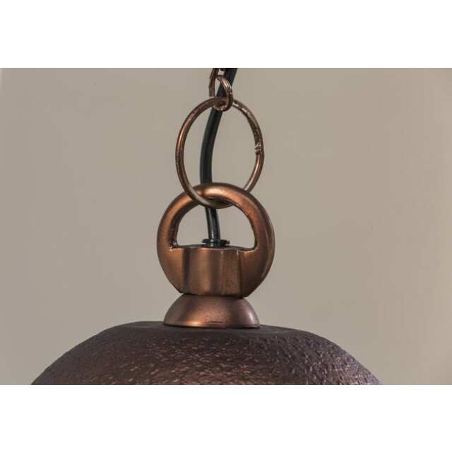 Safaary Hanglamp antiek coppa Ø 20 x 27cm Hanglamp Antiek Bruin Coppa Ø 20 x 27cm large