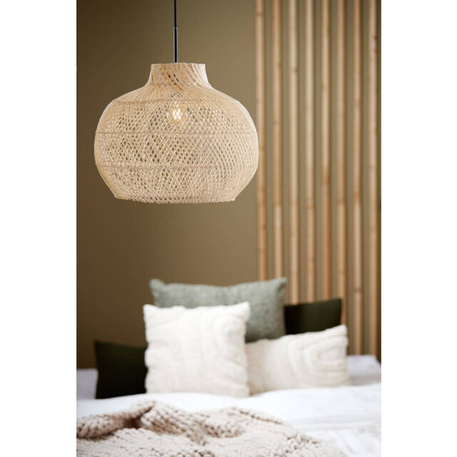 Light & Living Hanglamp rotan naturel charita Ø 46 x 39cm 2960330 large