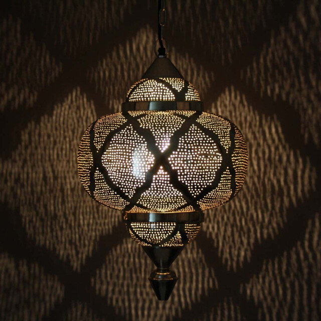 Safaary Oosterse hanglamp azhara goud Ø 33 x 52cm LZC2568BHNG large