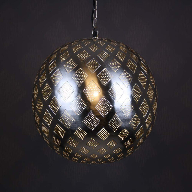 Safaary Oosterse hanglamp fatiha Ø 40 x 44cm LZC2601AHSL large