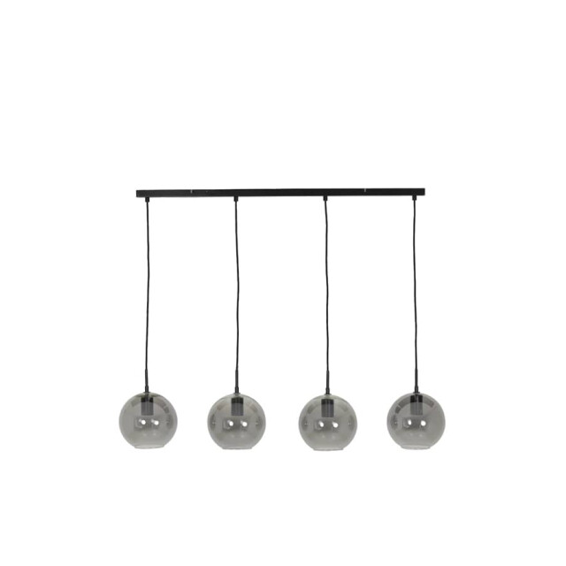 Light & Living Hanglamp mat-smoke glas 4l subar Ø 20 x 120cm 2957865 large