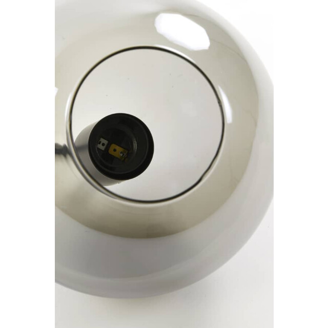 Light & Living Hanglamp matzwart smoke glas subar Ø 30 x 28cm 2957765 large
