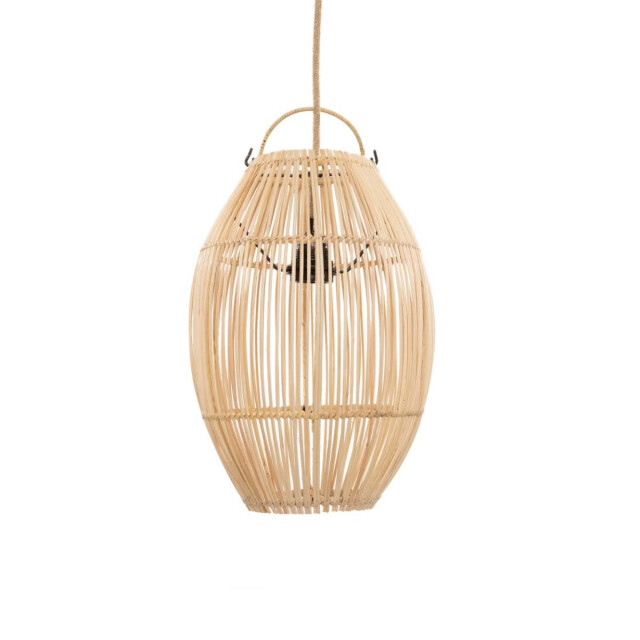 Bazar Bizar Hanglamp naturel s de zuri BAYU024N-S large