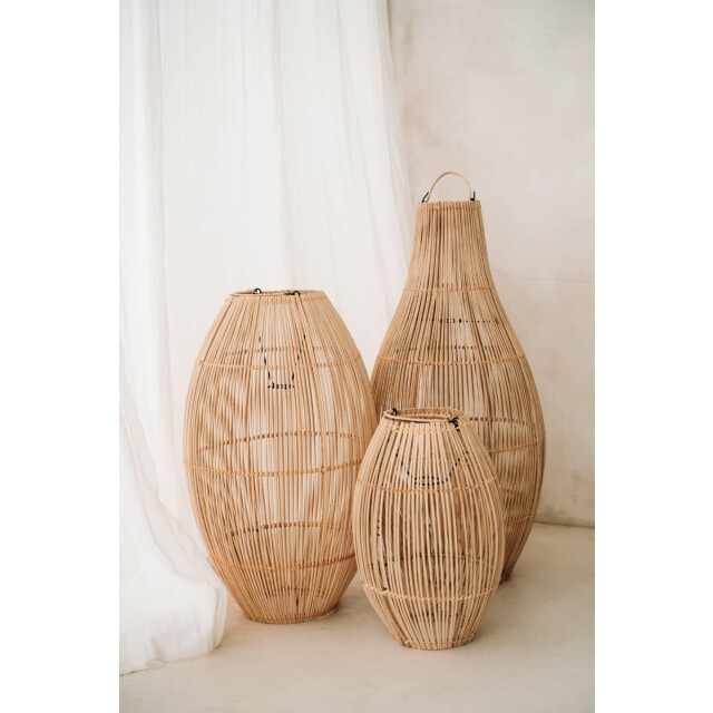Bazar Bizar Hanglamp naturel s de zuri BAYU024N-S large