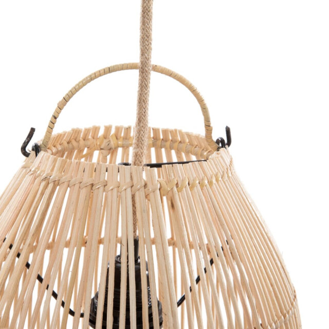 Bazar Bizar Hanglamp naturel s de zuri BAYU024N-S large