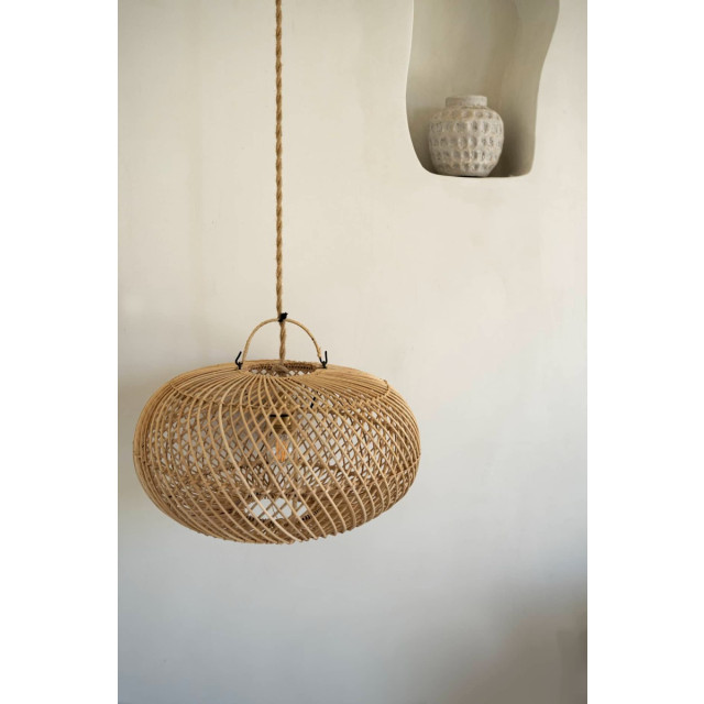 Bazar Bizar Hanglamp naturel s wholly BAYU027N-S-40x25 large