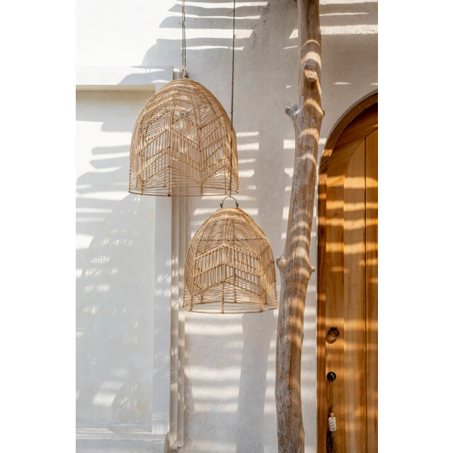 Bazar Bizar Hanglamp naturel l bala BAYU012N-L-50x50 large