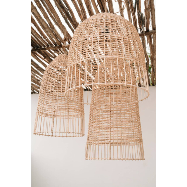 Bazar Bizar Hanglamp naturel m amalfi BAYU035N-M-50x55 large