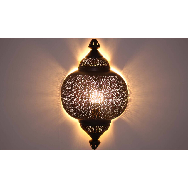 Safaary Arabische wandlamp samia goud 32 x 16 x 52cm LZC830BWBG large