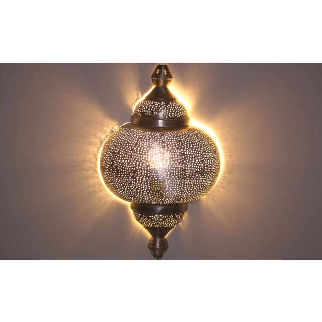 Safaary Oosterse wandlamp paya 32 x 18 x 52cm LZC830BSL large