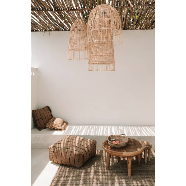 Bazar Bizar Hanglamp naturel m amalfi BAYU035N-M-50x55 large