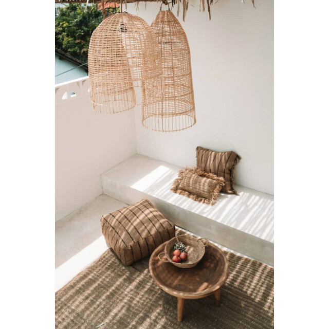 Bazar Bizar Hanglamp naturel m amalfi BAYU035N-M-50x55 large