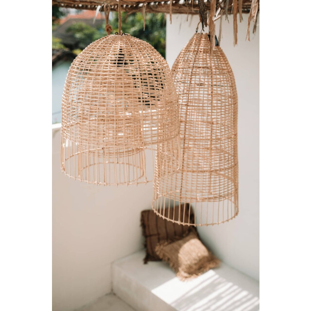 Bazar Bizar Hanglamp naturel m amalfi BAYU035N-M-50x55 large