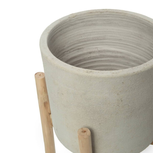 Bazar Bizar Chalk lage plantenbak beton naturel s JABR043ConN-S large