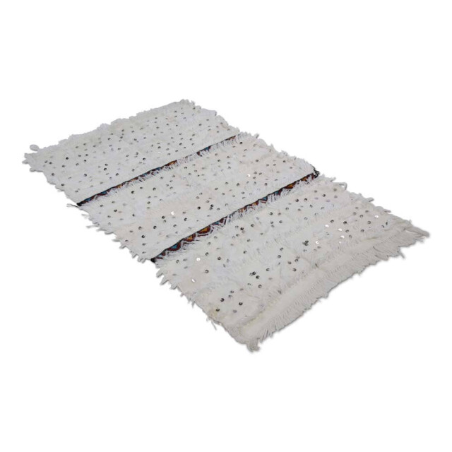 Safaary Marokkaanse handira vloerkleed 145 x 83cm SFVLKTP00007 large