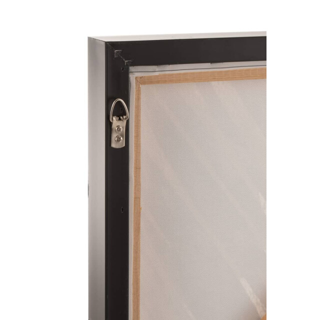 J-Line Schilderij afrikaanse vrouw hout canvas grijs (2-delig) 23582 large
