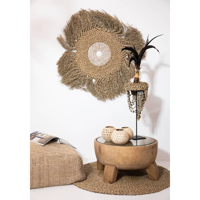 Bazar Bizar River tapijt naturel Ø 90cm VIVT024N-90 large