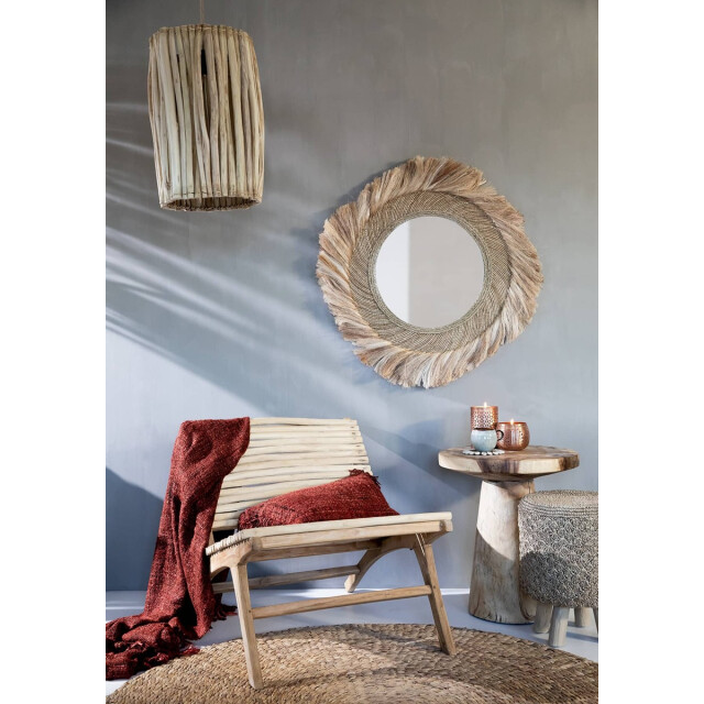 Bazar Bizar Conic bijzettafel naturel 50 timber JAHU014N large