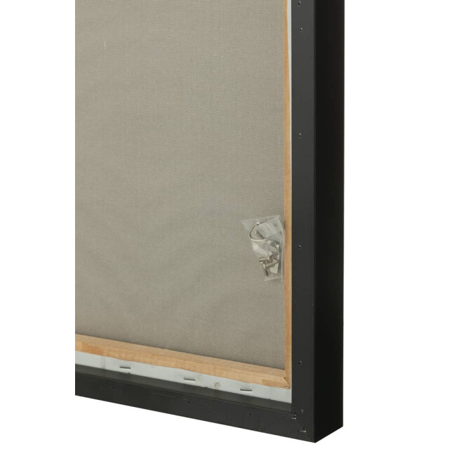 J-Line Schilderij dierenprint hout canvas zwart (3-delig) 28804 large