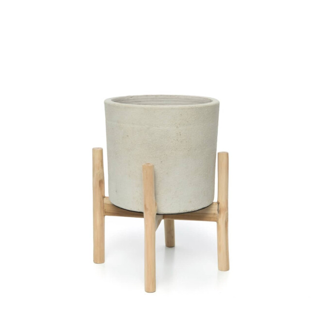Bazar Bizar Chalk lage plantenbak beton naturel s JABR043ConN-S large