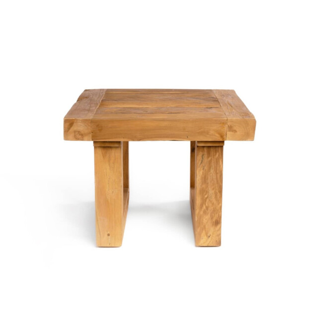 Bazar Bizar Reclaimed teak bijzettafel naturel JACI027N large