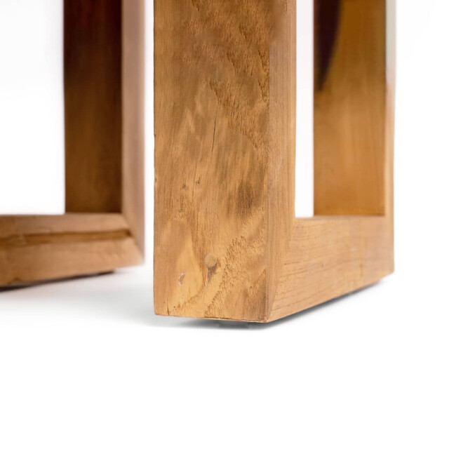 Bazar Bizar Reclaimed teak bijzettafel naturel JACI027N large