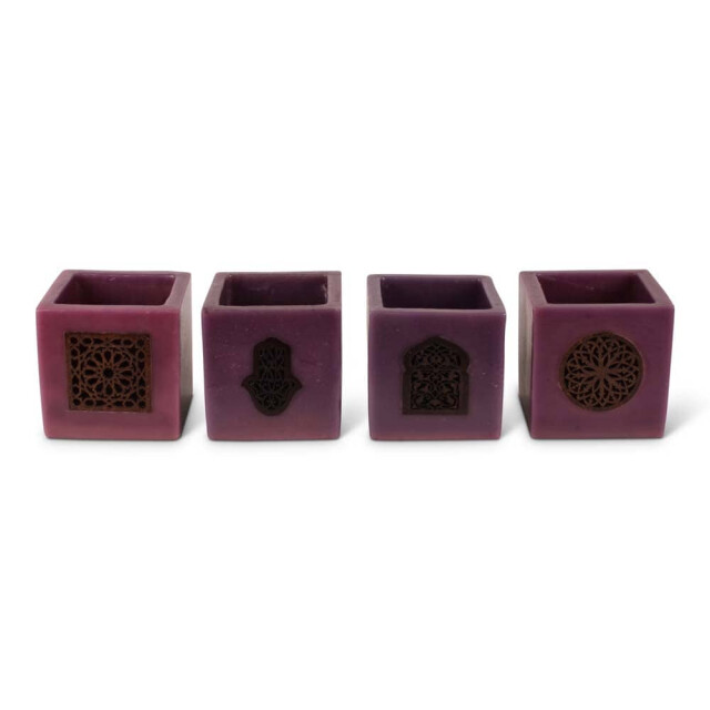 Safaary Marokkaanse kaars Ø 12 x 12cm-poort patroon SFKSWH00073 large