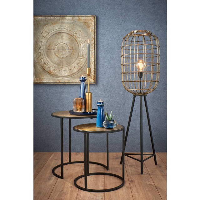 Light & Living Bijzettafel antiek brons mat s2 kome Ø 50 x 52cm 6724818 large