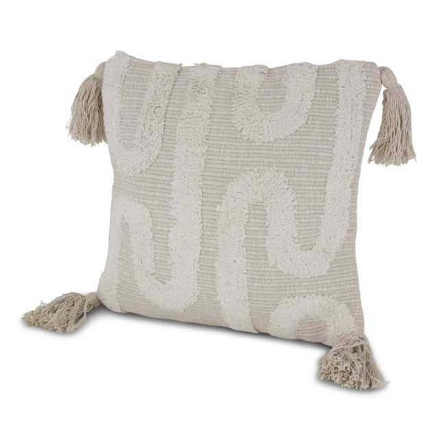 Safaary Marokkaanse kussen met kwastjes 45 x 45cm SFSRKUS00045 large