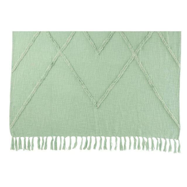 J-Line Plaid ruit katoen polyester lichtgroen 22833 large