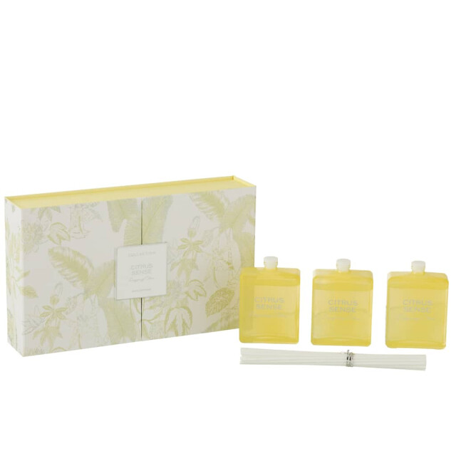 J-Line Doos met 3 geurolie citrus sense 32826 large