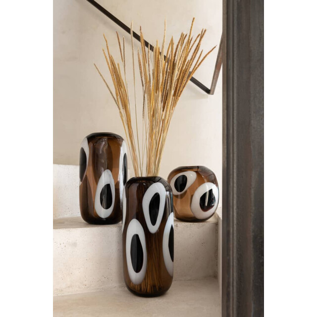J-Line Vaas glas wit small izzy 32039 large