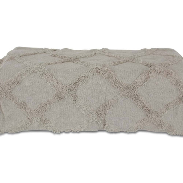 Safaary Marokkaanse plaid met pompons ivoor SFDEK00016 large