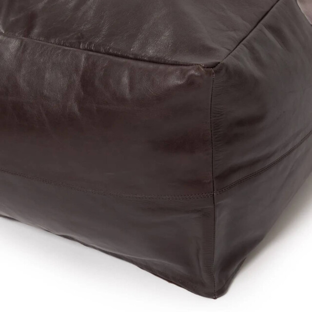 Bazar Bizar Collectors poef chocolade INPG007Ch-60 large