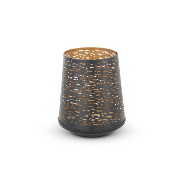 Safaary Oosterse theelichthouder zwart-goud milou SFKSWH00122 large