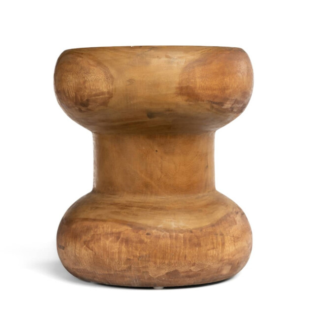 Bazar Bizar Bijzettafel kruk naturel wayra JACI013N large